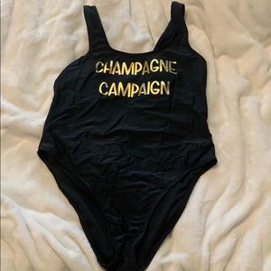 Champagne campaign bathing suit